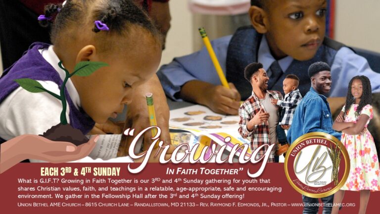 G.I.F.T. – “Growing in Faith Together”
