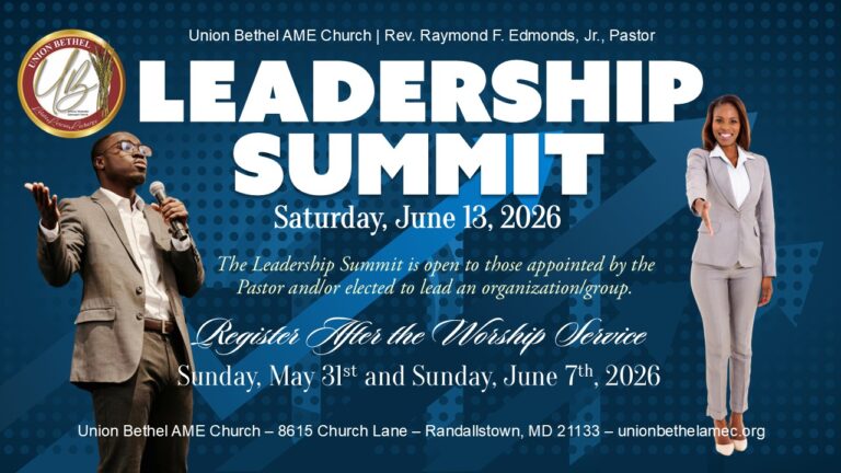 Union Bethel Leadership Summit 2026