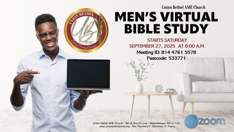Men’s Virtual Bible Study 2025-2026