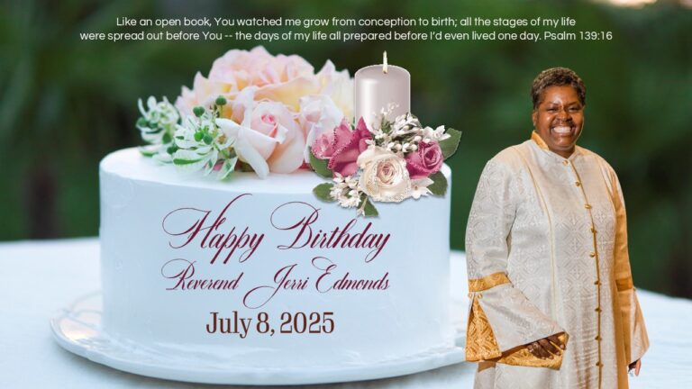 Happy Birthday Rev. Jerri Edmonds